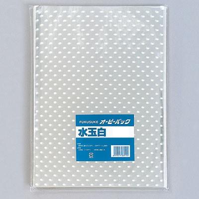 福助工業 オーピーパック 水玉白 【0.03mm】 No.15-25 （500枚）巾150×長さ250mm | 
