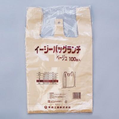 福助工業 イージーバッグランチ LL ベージュ （2000枚）巾500（仕上巾330）×長さ400mm/マチ85mm |  | 01
