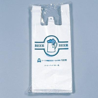 福助工業 イージーバッグ ビール・酒用 ビール4本用 （2000枚）巾290（仕上巾175）×長さ480mm/マチ57.5mm | 