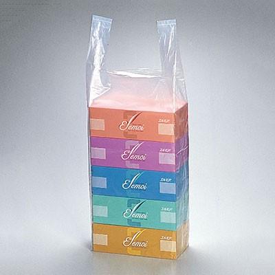 福助工業 イージーバッグ ティシュ用 中 （3000枚）巾400（仕上巾280）×長さ740mm/マチ60mm | 