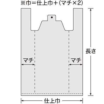 福助工業 イージーバッグ かすみ草 L （1000枚）巾390（仕上巾255）×長さ480mm/マチ67.5mm |  | 02