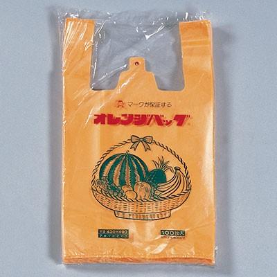 福助工業 オレンジバッグ  （2000枚）巾430（仕上巾290）×長さ490mm/マチ70mm |  | 01