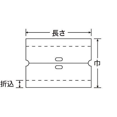 福助工業 SKバッグ かすみ草 No.30 （1000枚）巾310mm/長さ430mm/折込40mm |  | 01