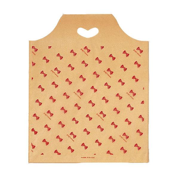 福助工業 ハートバッグ パーティーハウス 小 （1000枚）巾295mm/長さ400mm/ガゼット30mm | 