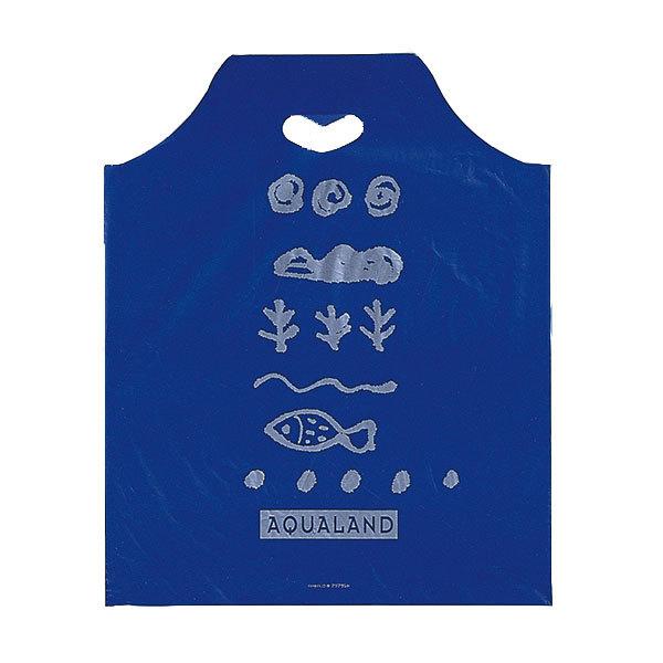 福助工業 ハートバッグ アクアランド 紺 小 （1000枚）巾295mm/長さ400mm/ガゼット30mm | 