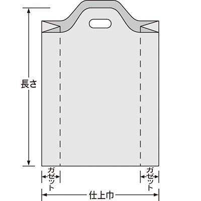 福助工業 モードバッグ グッドモーニング 小 （1000枚）巾230mm/長さ450mm/ガゼット30mm |  | 01