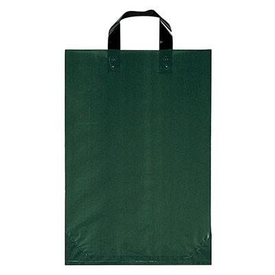 福助工業 カルチャーバッグ規格品（Lタイプ） グリーン 小 （500枚）厚み0.07mm/仕上巾320mm/長さ380mm/ガゼット57.5mm | 