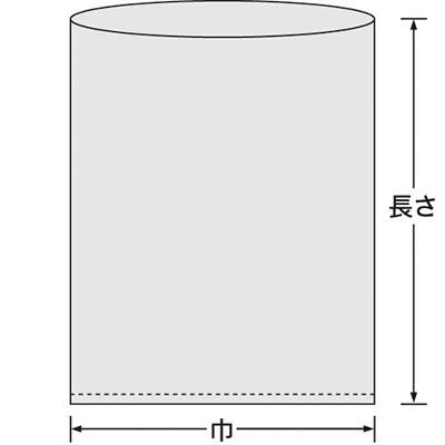福助工業 業務用ポリ袋（90L） LD30-90 透明 （400枚）厚み0.03×巾900 