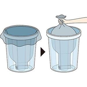 福助工業 ロール巻ポリ袋（70L） HDロール18-70 黒 （50本）厚み0.018×巾800×長さ900mm |  | 01