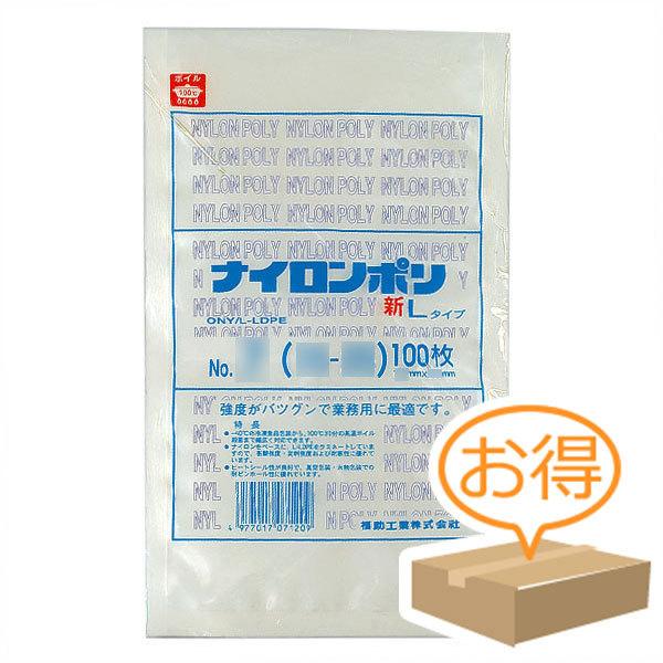 福助工業 ナイロンポリ 新Lタイプ規格袋 No.7B （3000枚）巾150×長さ230mm | 