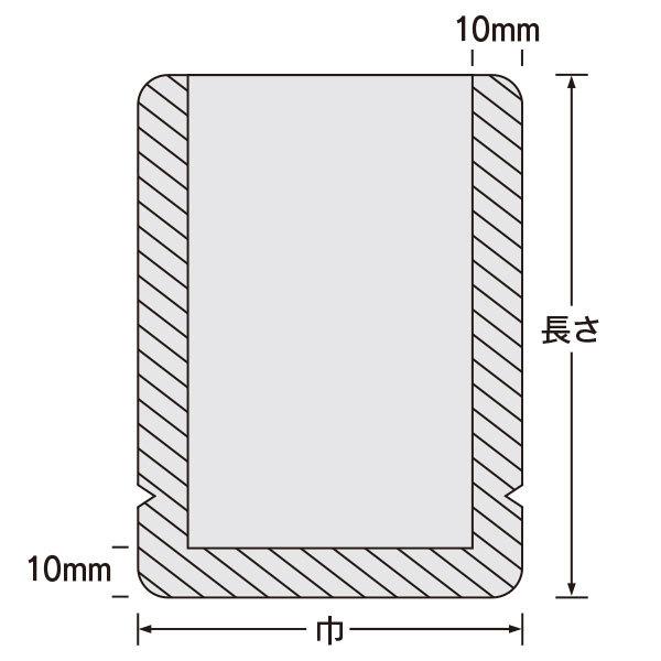 福助工業 ナイロンポリ Sタイプ規格袋 No.2 （4000枚）巾120×長さ200mm |  | 01