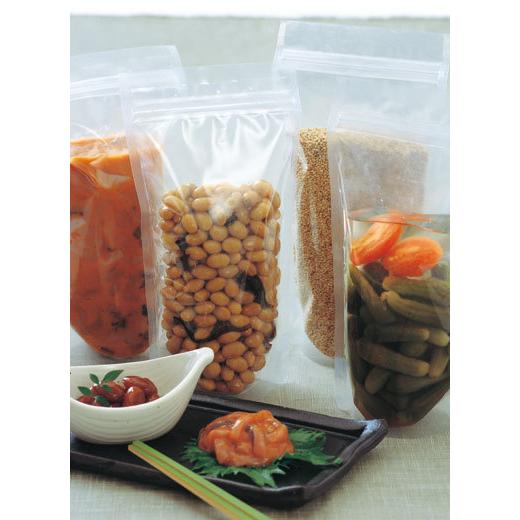 福助工業 ナイロンポリ Cタイプ規格袋 No.4 （2000枚）巾120×長さ220（チャック下長さ195・底折込部34）mm |  | 02