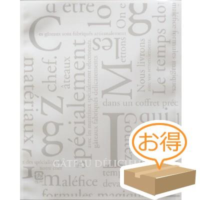 福助工業 カマス袋 GTタイプ No.3洋柄ホワイト （4000枚）巾130×長さ160mm | 