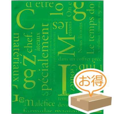 福助工業 カマス袋 GTタイプ No.3洋柄グリーン （4000枚）巾130×長さ160mm | 