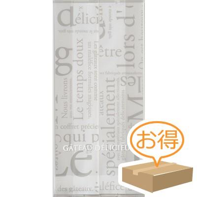 福助工業 合掌ガゼット袋 GTタイプ No.22洋柄ホワイト （5000枚）巾70×奥行30×長さ150mm | 