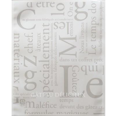 福助工業 カマス袋 GTタイプ No.2洋柄ホワイト （1000枚）巾115×長さ140mm | 