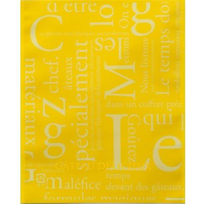 福助工業 カマス袋 GTタイプ No.3洋柄イエロー （1000枚）巾130×長さ160mm | 