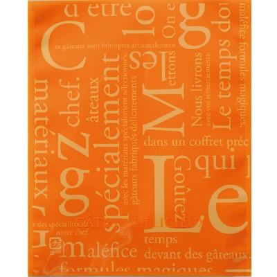 福助工業 カマス袋 GTタイプ No.3洋柄オレンジ （1000枚）巾130×長さ160mm | 