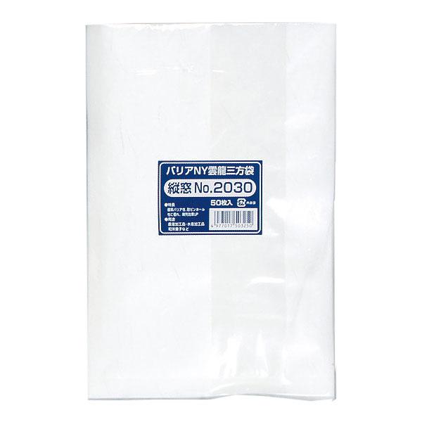 福助工業 バリアNY雲龍三方袋 縦窓 No.2030 （200枚）巾200×長さ300mm | 