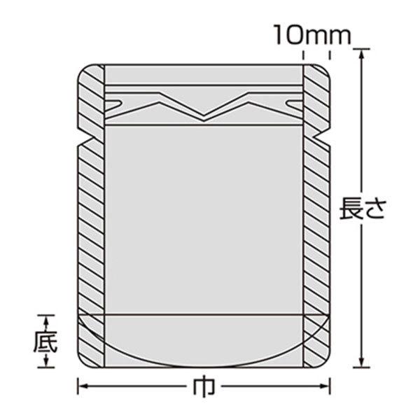 福助工業 レンジシールFKタイプ規格袋 バリアスタンドタイプNo.13-15（200枚）巾130×長さ150mm |  | 01