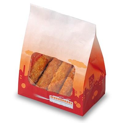 福助工業 ルックバッグ No.4S ノスタルジア （2000枚）巾130×長さ165×マチ80mm | 