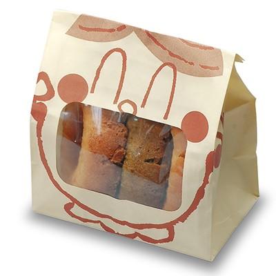 福助工業 ルックバッグ No.4S おいしい！ （2000枚）巾130×長さ165×マチ80mm | 