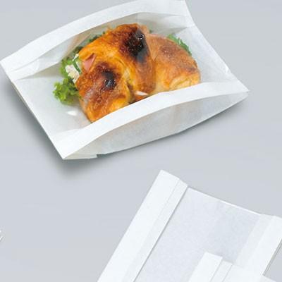 福助工業 デリカパック No.14 晒無地 （4000枚）140（巾90+マチ50）×長さ170mm | 