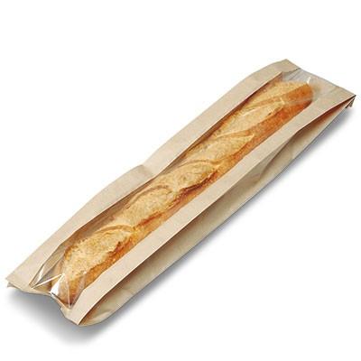 福助工業 デリカパックフランスパン用 No.35 未晒無地 （1000枚）180（巾120+マチ60）×長さ350m | 