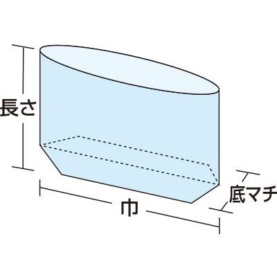 福助工業 そこ見えるパック No.27-16 晒無地 （3000枚）巾270×長さ160×底マチ35mm |  | 01