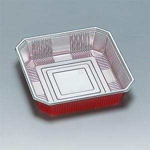 福助工業　使い捨て弁当箱　Ｒ−１０（同一素材かぶせフタ付）（1ケース400枚）210×210×50mm | 