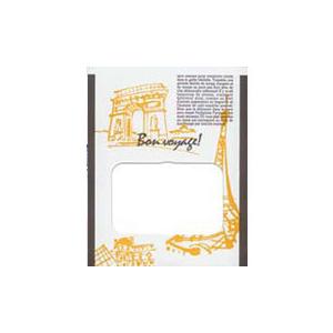 福助工業 ルックバッグ No.4S パリ（2000枚）巾130×長さ165×マチ80mm |  | 02