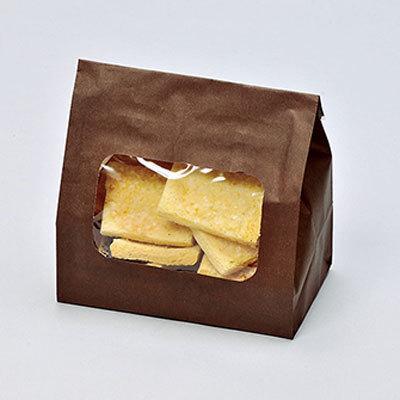 福助工業 ルックバッグ No.4S ショコラムジ（2000枚）巾130×長さ165×マチ80mm | 