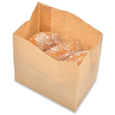 福助工業 ルックバッグ No.4S 未晒ムジ(窓なし)（2000枚）巾130×長さ165×マチ80mm | 