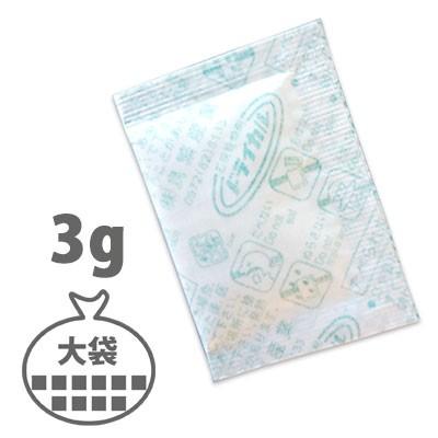 鳥繁産業 石灰乾燥剤 ドライカル 3g（1ケース3000個大袋）40×60mm | 