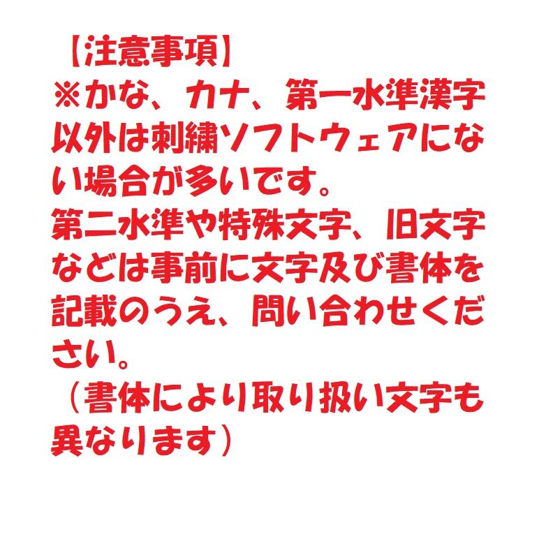 プロ野球応援グッズオーダー（共通）/標準サイズ4字縁取り刺繍文字ワッペン/ツイル通常色・ネオンカラーver/選手名 名前｜tra-deco｜09