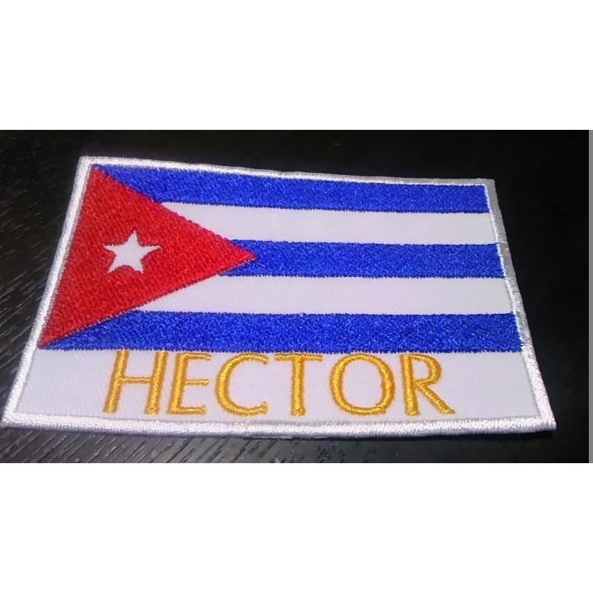 プロ野球応援グッズオーダー（共通）/希望選手名入りキューバ国旗柄