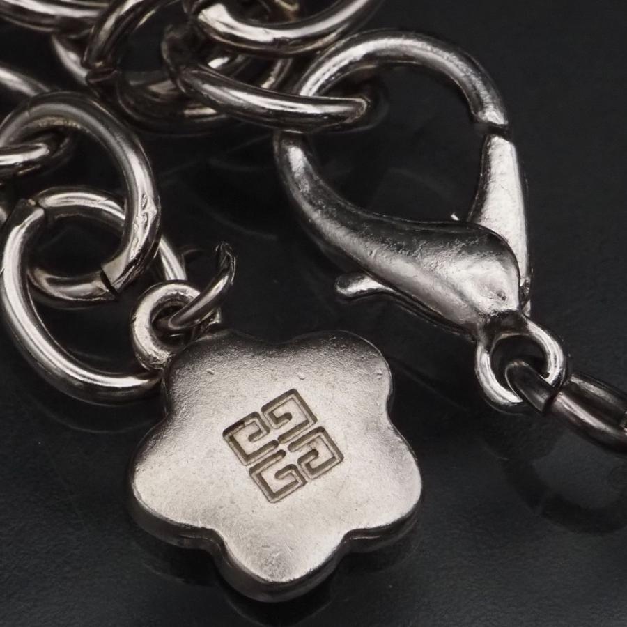 C704 ジバンシイ GIVENCHY ネックレス フェイクパール フラワー