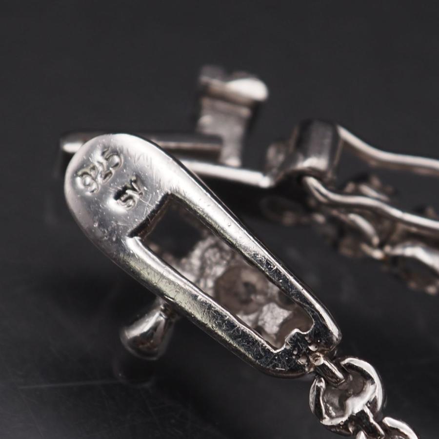 天然ダイヤモンド0.5ct SV925ブレスレット C945 ダイヤモンド 0.50ct SV925刻印 ブレスレット デザイン シルバー