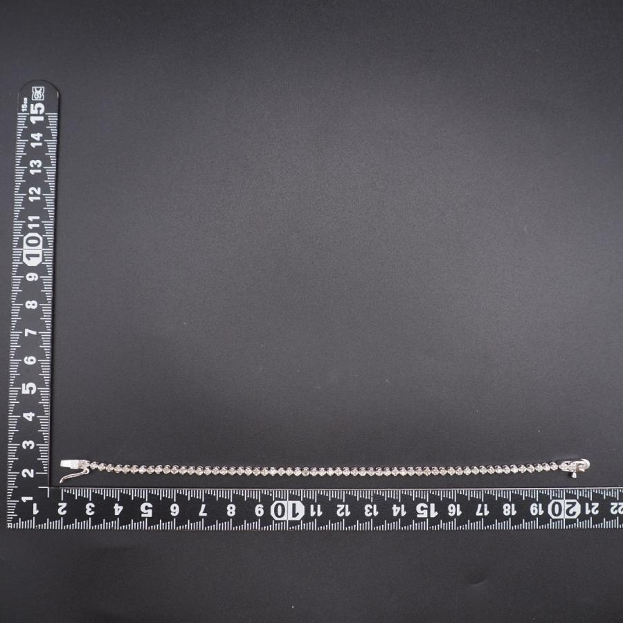 C945 ダイヤモンド 0.50ct SV925刻印 ブレスレット デザイン シルバー