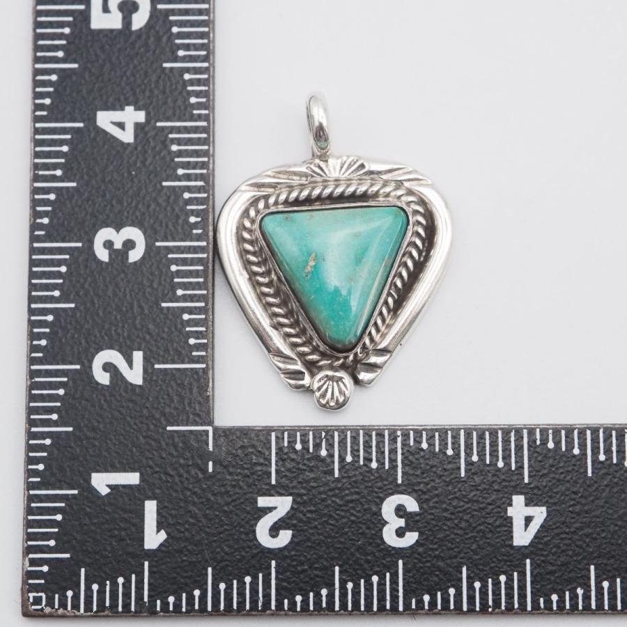 J324 ターコイズ トルコ石 ペンダント トップ デザイン シルバー