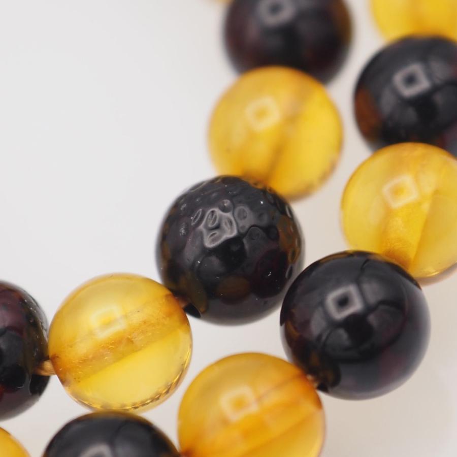 J862 琥珀 コハク アンバー ネックレス デザイン カット : KIITOS-SHOP