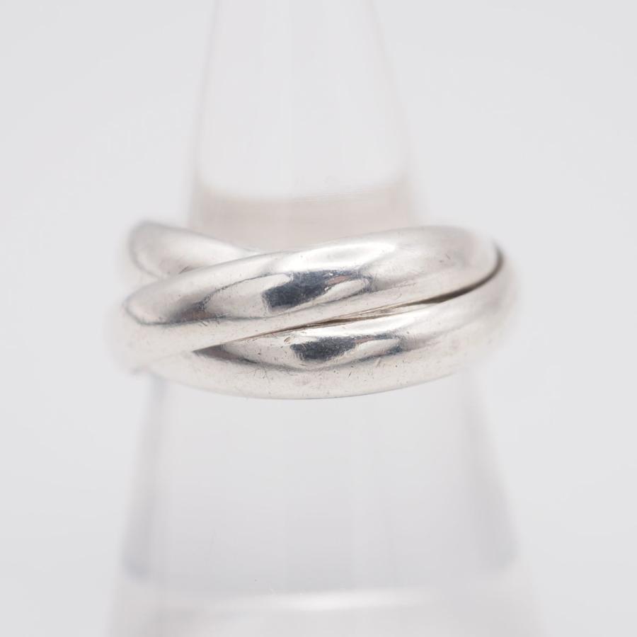 R003 CUSHKA クシュカ SILVER刻印 リング 3連 トリニティ デザイン