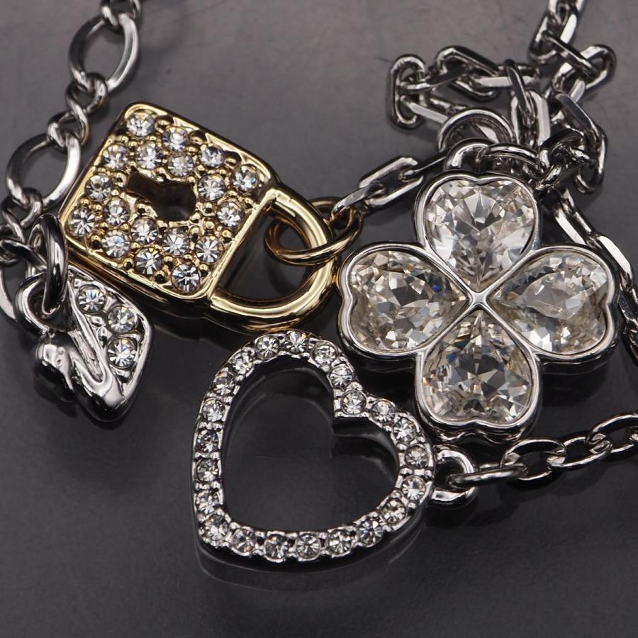 R423 スワロフスキー SWAROVSKI ネックレス チャーム ラインストーン 