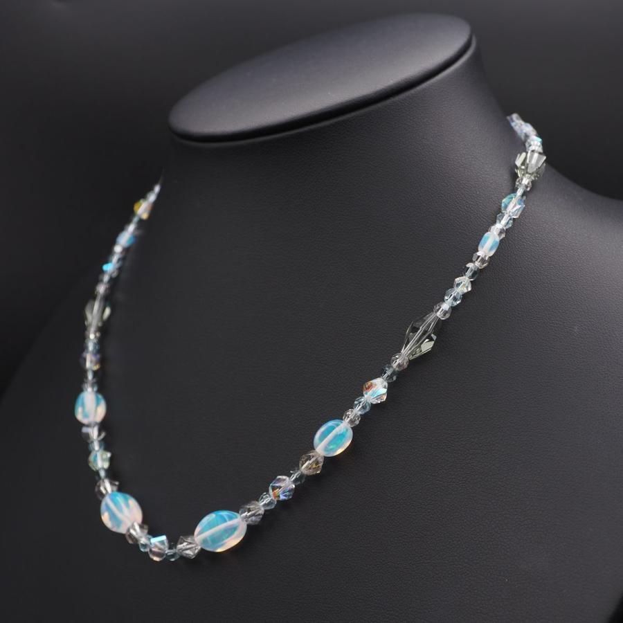 R833 オパール SILVER TOP ~~刻印 ネックレス デザイン シルバー 10月誕生石_2