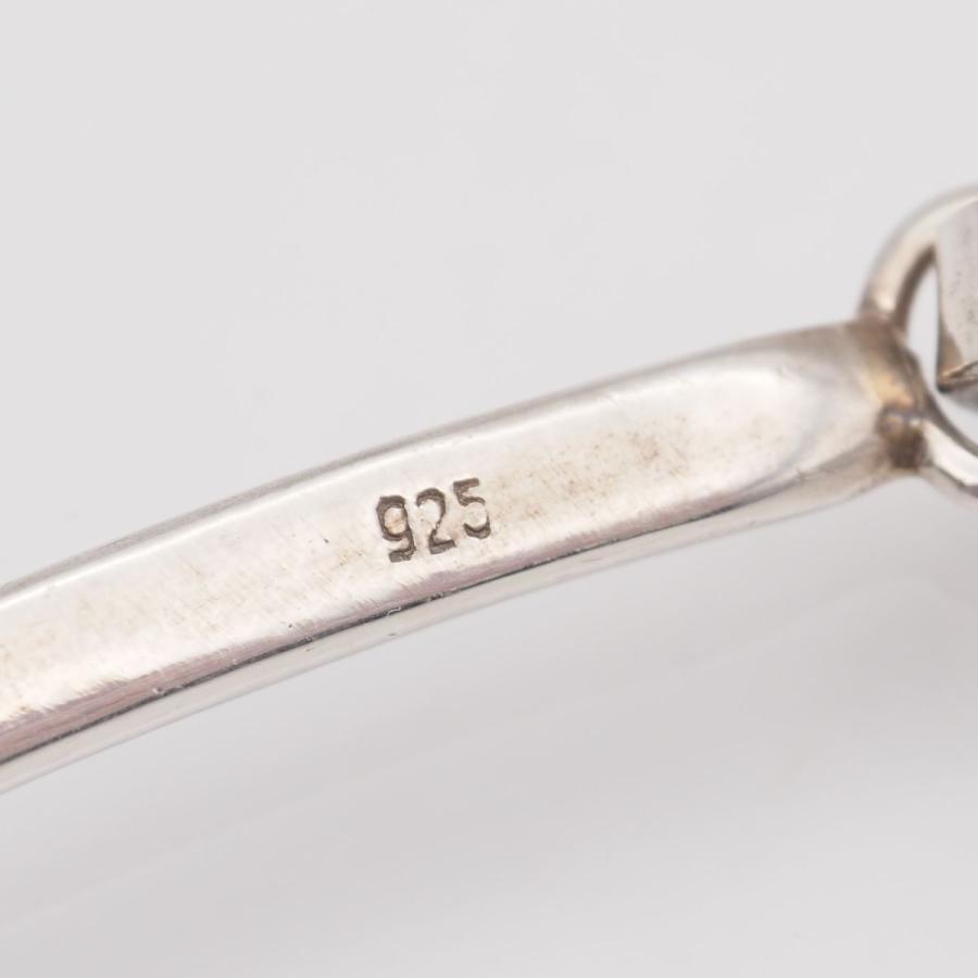 S163 ヴィンテージ 925刻印 チョーカー ネックレス デザイン シルバー_5