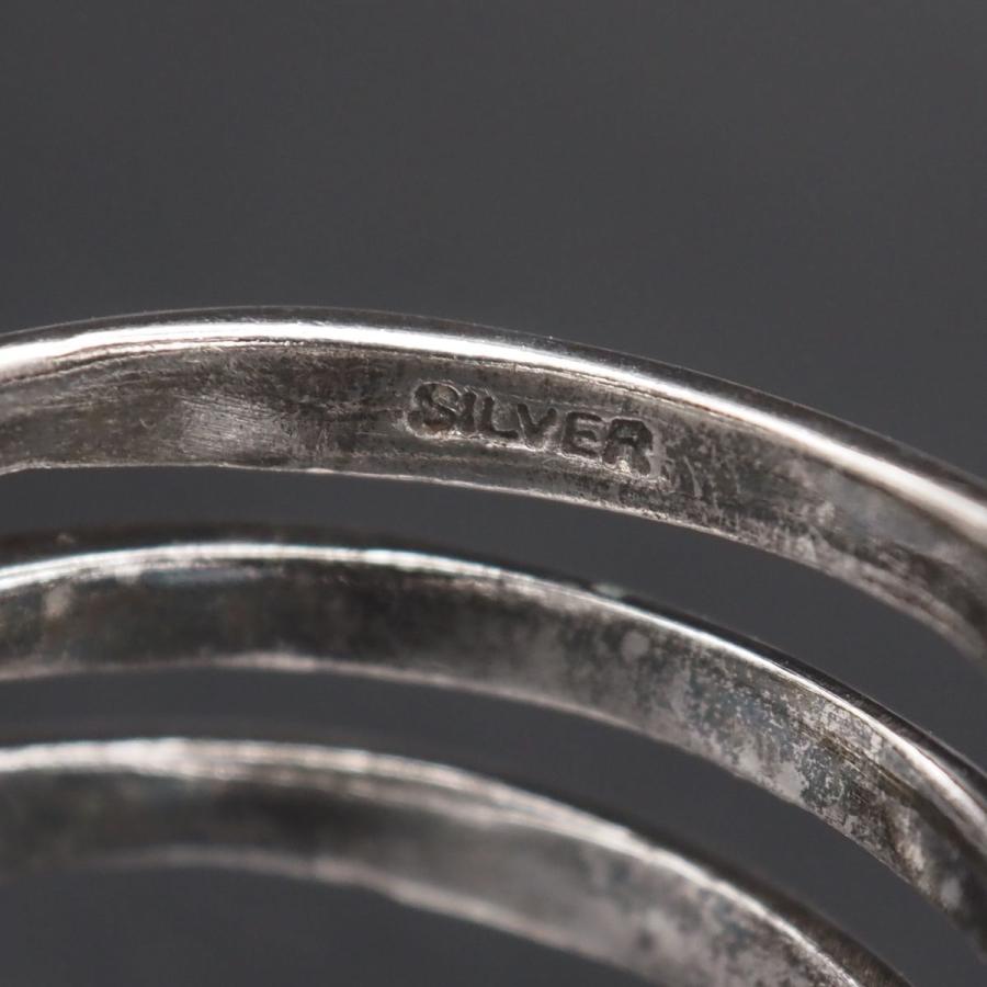 S429 ヴィンテージ WILL SILVER刻印 リング デザイン シルバー 指輪 15