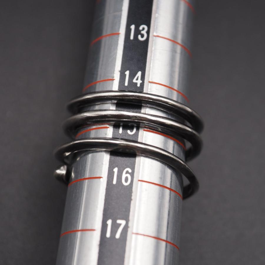 S429 ヴィンテージ WILL SILVER刻印 リング デザイン シルバー 指輪 15