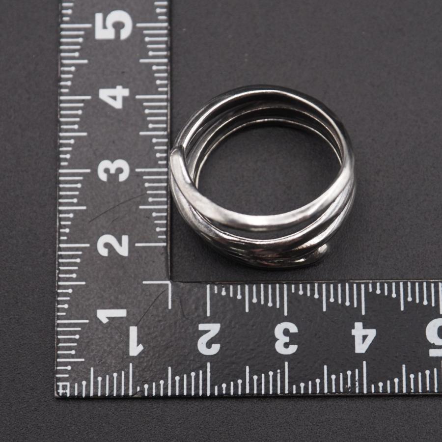 S429 ヴィンテージ WILL SILVER刻印 リング デザイン シルバー 指輪 15