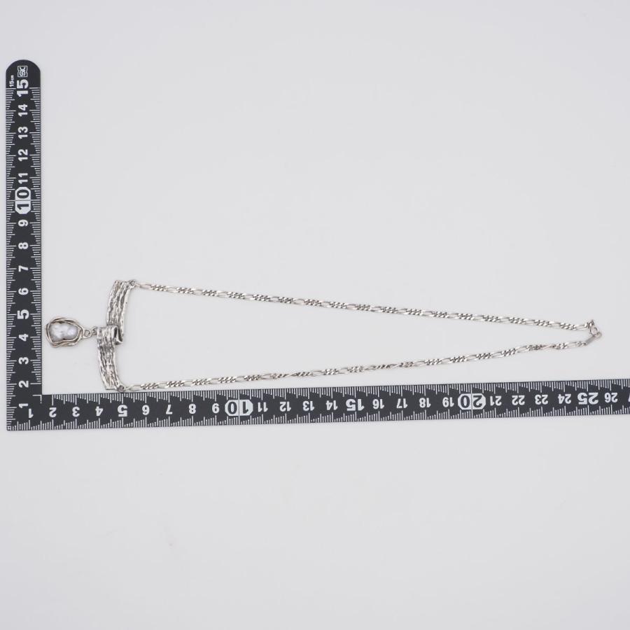 S644 バロックパール STERLING SILVER刻印 ネックレス デザイン