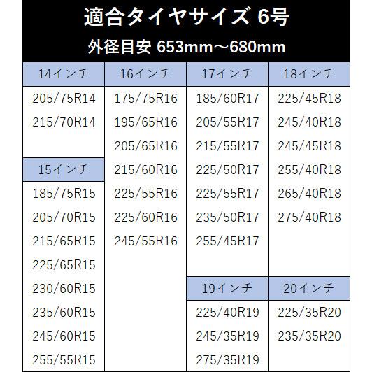 GET-PRO タイヤチェーン 非金属 スノーソック 6号サイズ デリカ 